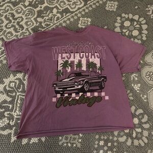 Purple West Coast Vintage T-Shirt